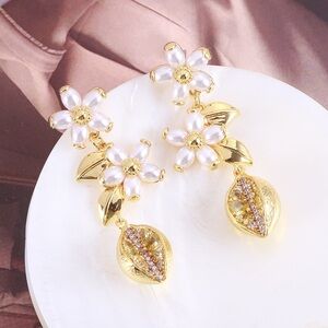 Kate Spade Lemon Flower Earring
